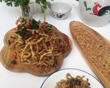 Foto langkah ke 5 dari resep Crispy Enoki mit Abon Keju.