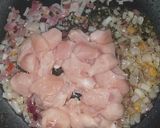 A picture of step 2 of Chicken corn soup.