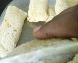A picture of step 6 of Chizzicorn packet rolls.