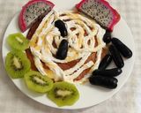 صورة لخطوة 1 من وصفة بان كيك 🥞الفاكهة🥝 والكريما