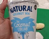 A picture of step 4 of Coconut Banana peanut butter smoothie bowl for breakfast.