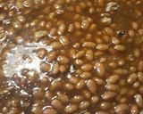 A picture of step 1 of Beans and Sausage Labor Day 2020.
