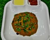 A picture of step 4 of Jau or Bajri Flour Khichu.