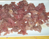 Foto del paso 4 de la receta: Tartar de Atún, con emulsión de fresas (Sin sal)