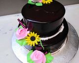 A picture of step 4 of Best ganache recipe.