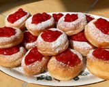 Eperdzsemes minifánkok 🍓🍩 recept fázis 8 fotója
