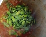 A picture of step 8 of Mutton with Guar Beans.