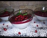 Une image de l'étape 10 de Recette italienne panna cotta à la grenade.