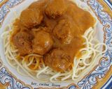 A picture of step 11 of Meatballs in Vegetable Sauce.