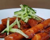 Foto langkah ke 2 dari resep Black bean paste tteokbokki.