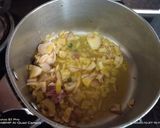 A picture of step 1 of Veggie loaded masala Maggi 😋😋.