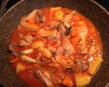 Foto langkah ke 4 dari resep Sup Ayam Pedas Manis ala Korea.
