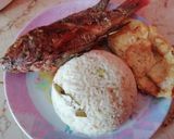Foto langkah ke 7 dari resep Nasi liwet Ebi Ricecooker.