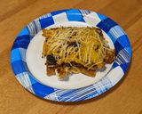 A picture of step 7 of Vegan: Tortilla Casserole.