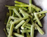 A picture of step 1 of Drumstick curry.