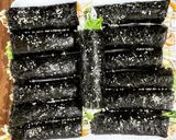 Hình bước làm 9 của món Kimbap healthy