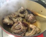 A picture of step 1 of Cabbage and lamb bredie (koolbredie).