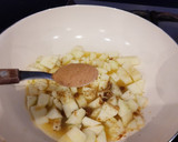 Foto del paso 3 de la receta: 2 da opción de budín integral con manzanas 🍏y caramelo 😍
