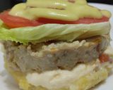 Foto del paso 8 de la receta: Arepa rellena de fiambre de pollo casero🫓🥙🥯