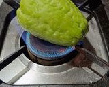 A picture of step 1 of Chow Chow Bhorta.