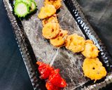 A picture of step 5 of Bitter Gourd Pakora.