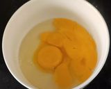 A picture of step 2 of Brahmi  leaves and egg subji.
