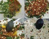 A picture of step 1 of Jhal Muri (Bengali Spicy Puffed Rice).