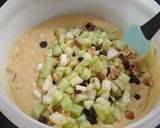 Foto del paso 3 de la receta: Budín húmedo de pera y melón