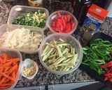 Foto del paso 1 de la receta: Salteado de fideos con vegetales