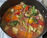 Foto del paso 8 de la receta: Fideos Tirabuzón con Vegetales