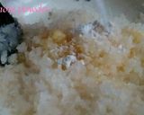 A picture of step 3 of Coconut Burfi / Kobbari Mitai.