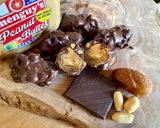 A picture of step 4 of Vegan Stuffed Dates with Peanut Butter and Dark Chocolate with Sea Salt.