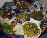 صورة لخطوة 6 من وصفة سلطة البادنجان المقلي 🍅🍆🌶