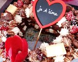 Une image de l'étape 14 de Gâteau croquant coeur chocolat saint Valentin #cuisineravecamour.