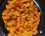 A picture of step 21 of Creamy Red Sauce Pasta.