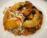 Foto del paso 6 de la receta: Pollo al ananá y pasas de uva agridulce con arroz !mmmmm riquísimo 😋