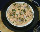 A picture of step 5 of Cajun spiced potatoes.