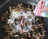Foto del paso 2 de la receta Espinacas y Setas a la Crema con Bacón Ahumado