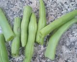 Une image de l'étape 1 de Haricot vert sauté.