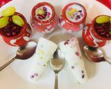 A picture of step 4 of Mixed Fruit Yogurt Kulfi.