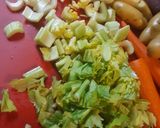 A picture of step 1 of Garbanzo Bean and Pork Soup.