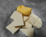 Foto del paso 1 de la receta: Mousse de chocolate blanco con mango y coco