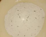 A picture of step 1 of Zeera biscuits.