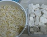 Foto langkah ke 1 dari resep Tumis Tauge Tahu.