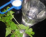 A picture of step 1 of Sattu Sharbat with Yakult.