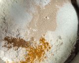 A picture of step 1 of Spicy buns.