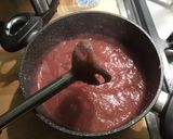 Une image de l'étape 9 de Compote de pêches de vigne, pomme et bananes.