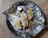 Une image de l'étape 5 de Poisson au four accompagné de salade 🐟 🥗.
