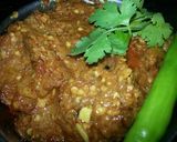 A picture of step 6 of Baingan ka bharta.