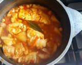 Foto del paso 6 de la receta: Bacalao a mi manera, con papas y garbanzos. 🍽🍷